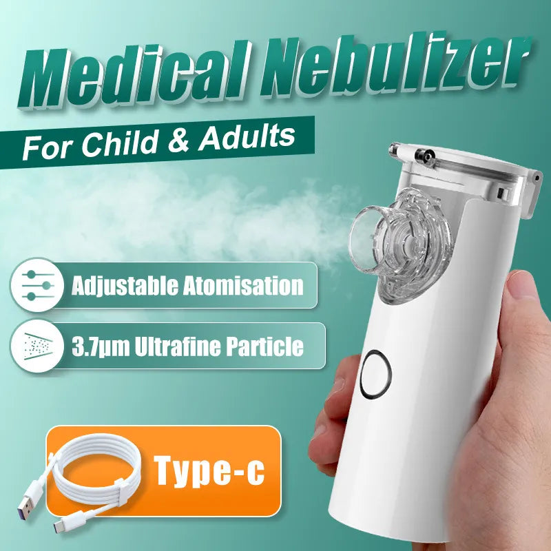 Portable mesh nebulizer