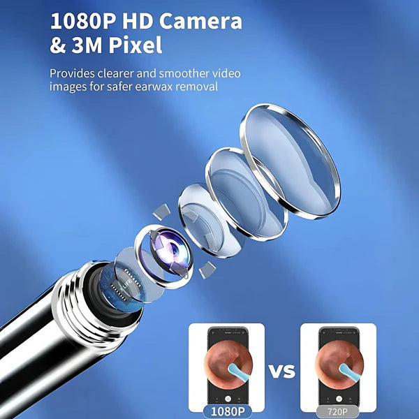 (🔥Last Day Promotion- SAVE 60% OFF)1080P Ear Wax Removal Camera