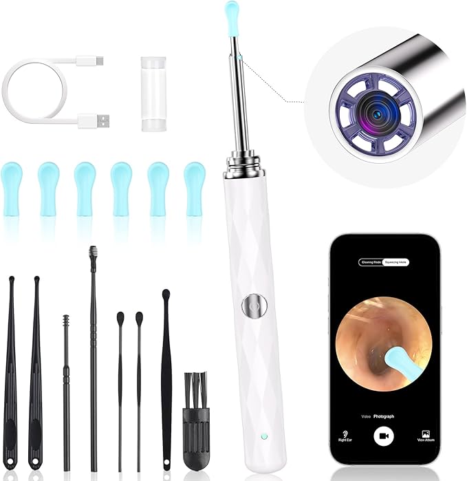 (🔥Last Day Promotion- SAVE 60% OFF)1080P Ear Wax Removal Camera