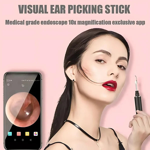 (🔥Last Day Promotion- SAVE 60% OFF)1080P Ear Wax Removal Camera