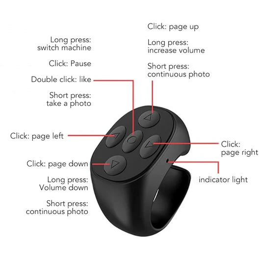 🔥Fingertip Wireless Bluetooth Remote Control